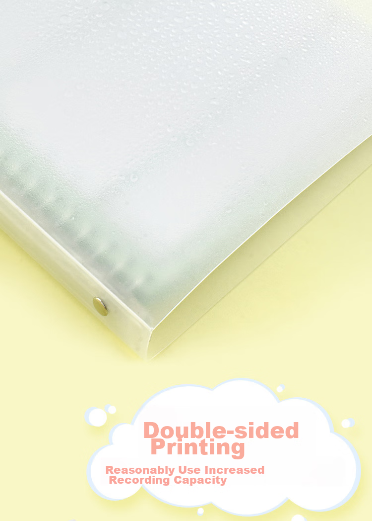 Yuhe A5 Reading Record Card Loose-Leaf Notebook for Elementary School Students, Extracurricular Reading Notes, After-Reading Reflection, Good Words And Sentences Registration Card, Record Card 100 Sheets + Loose-Leaf Cover 5175-A5 8
