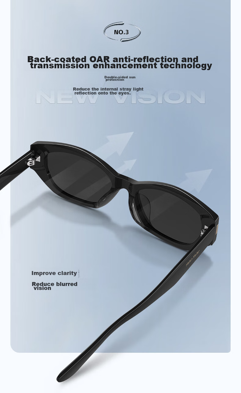 HELEN KELLER Sunglasses for Men And Women, New Style UV Protection Polarized Sunglasses for Driving, Outdoor Sun Protection, High-End Cat-Eye Sunglasses 36