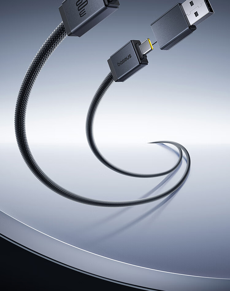 Baseus Data Cable, Apple Charging Cable, 16/15 Huawei Mate70 Super Fast Charging PD60w Multi-Functional Braided Cable, Two-To Flash Charging Multi-Head Universal TpyeC Charging Cable for Car Use 3