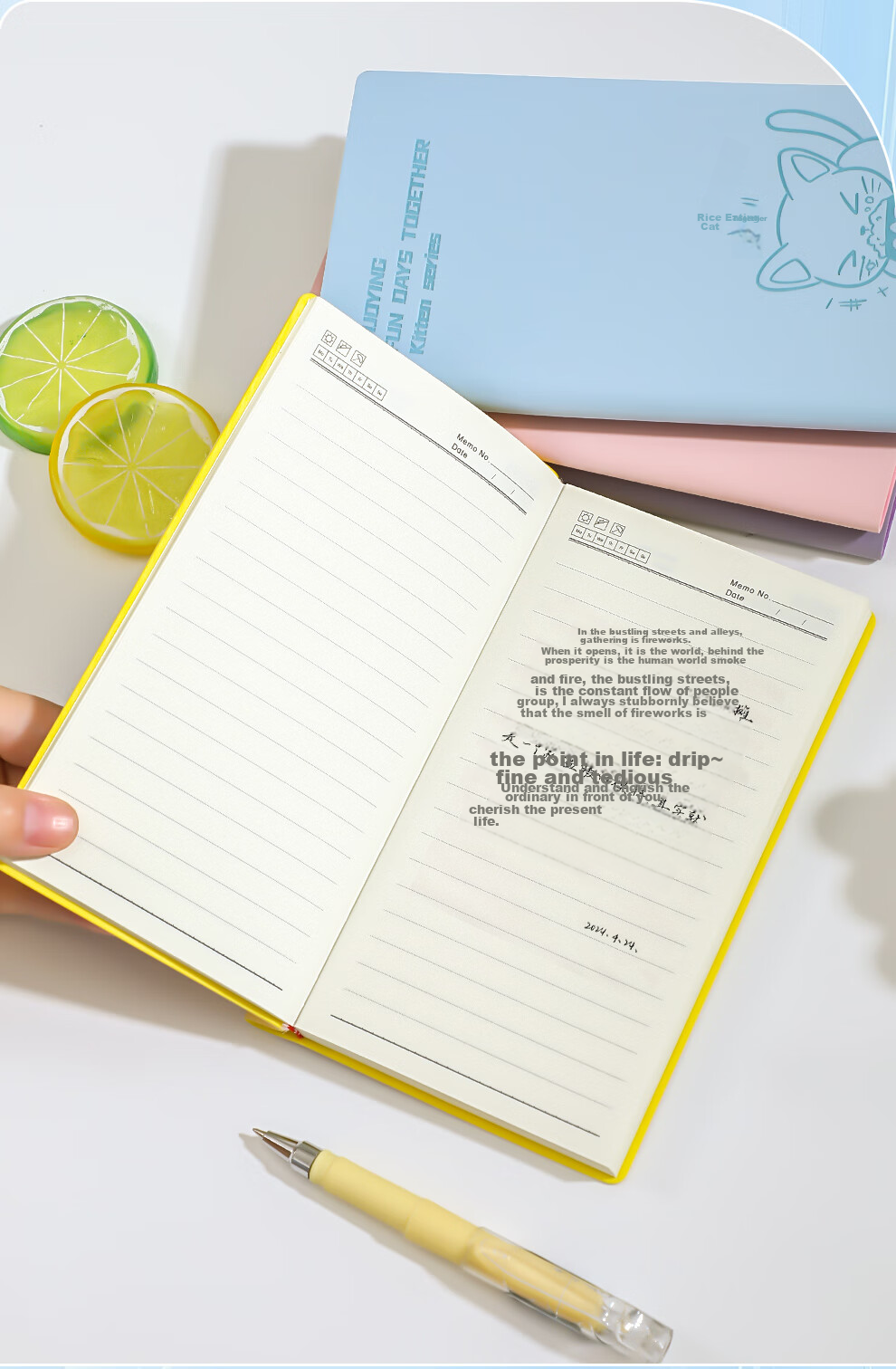 Zuolanzhe A6 Pocket Notebook, Small Notebook with High Aesthetic Value, Cute And Portable, for Exam Preparation, Student And Teacher Memo Pad, Soft Leather Portable Notebook, Stationery Customization, Pink 11