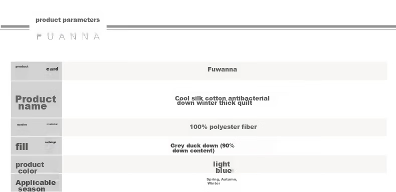 FUANNA × Jingdong Collaboration [Li Xiaoran's Choice] 90% Duck Down Comforter Winter Quilt 203×229cm 16