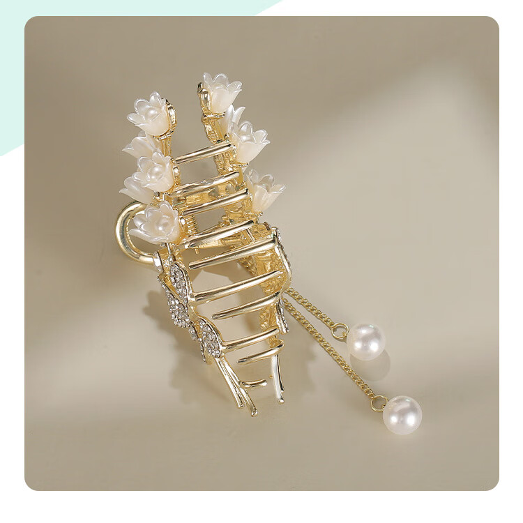 CHIMERA Elegant Hair Clip, Back of Head Half-Up Butterfly Bun Clip for Women, Side Clip Hair Accessory, Mid-Autumn Festival Gift 25