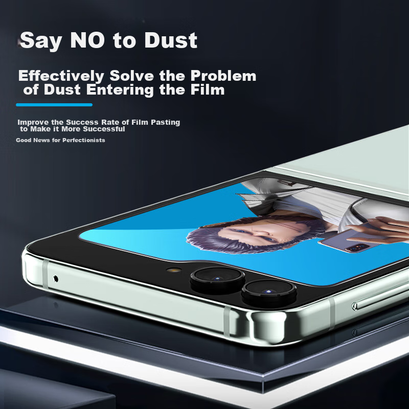 Lanxingxiansheng Tempered Glass Screen Protector for Samsung W25 Flip Foldable Screen Galaxy Z Flip 6, High Definition Anti-Drop Anti-Fingerprint Protective Film