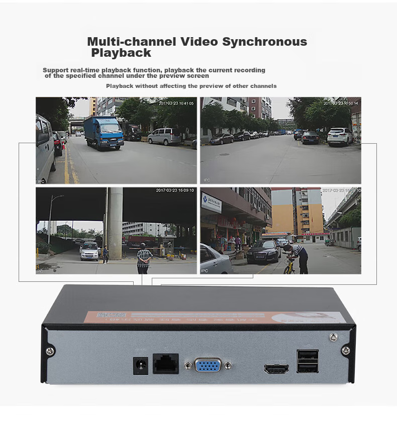 Dahua Network Surveillance Hard Drive Recorder, 8-Channel with Network Cable Power Supply, POE High-Definition Network Monitoring Host DH-NVR1108HC without Hard Drive 5