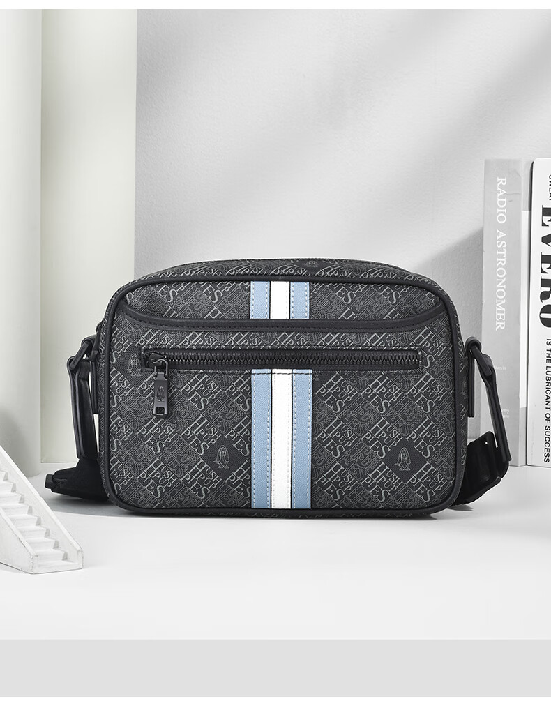 Hush Puppies Shoulder Bag for Men, Printed Simple Casual Crossbody Bag, Large Capacity PVC Shoulder And Crossbody Bag, Checkers Series 2