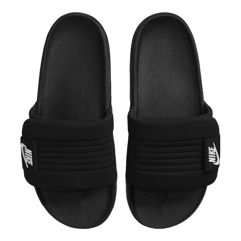 NIKE Casual Shoes for Men, Slip-On Sandals OFFCOURT ADJUST, Outdoor Wear DQ9624-001 Black Size 40