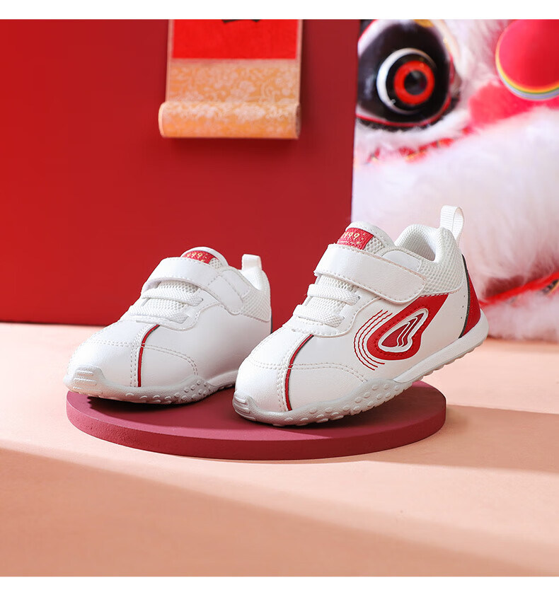 DR·KONG Toddler Walking Shoes Spring Autumn Unisex Baby Kids First Walkers 2B13A1002BM Beige/Navy Size 22 3