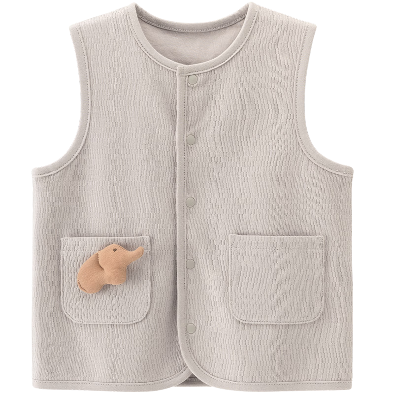 Guaiqixiong Infant And Toddler Pure Cotton Vest, Spring And Autumn Children's Waistcoat, Sleeveless Jacket for Boys And Girls, Baby Sleeveless Coat, Spring Outfit, Warm Outerwear