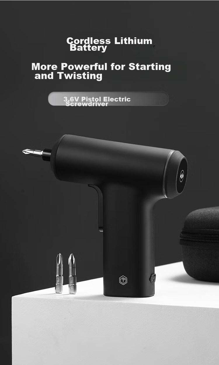JD Original Electric Screwdriver, Hand Drill, Multi-Functional Household Small Lithium Battery Drill, Power Driver Tool Set, 3.6V 1