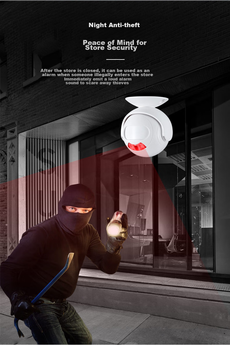 LFang SF23 Doorbell, Welcome to Visit, Entrance Shop Greeting Device, Voice Customized Reminder, Infrared Anti-Theft Alarm 7