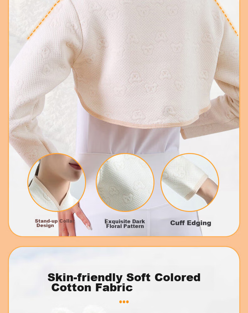 Bamaier Shoulder Protector, Warm Shoulder Periarthritis Medical Sleep Shawl, Arm Protection Sleeve for Postpartum Care, Unisex Vest, Hot Compress Therapy Device 6