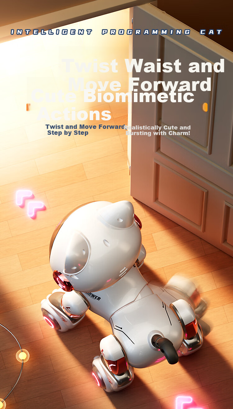 AoZhiJia Remote Control Robot Car Toy for Boys Aged 3-6 Birthday Gift Intelligent AI Robot Cat 10