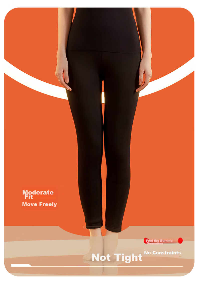 Yiershuang Autumn And Winter [100% Cotton Wool Filling] Women's Thermal Pants with Thick Knee Pads, Middle-Aged And Elderly Cotton Pants, Long Johns 12