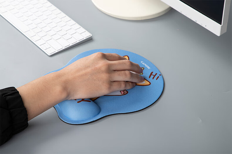 CAPERE (Kailai) Mouse Pad Wrist Rest, Slow Rebound Large Hand Support Wrist Pad, Comfortable Computer Office Wrist Rest Hand Pillow, Lucky Cat H322 250X230X25mm 8
