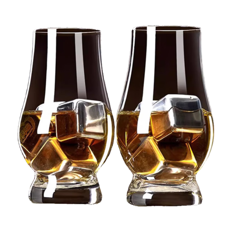 PINYU Whiskey Glasses, Wine Glasses, Home Glassware, Red Wine Beer Cups, Water Glasses, Liquor Glasses with Aroma Diffuser, 200ml*2 Pieces