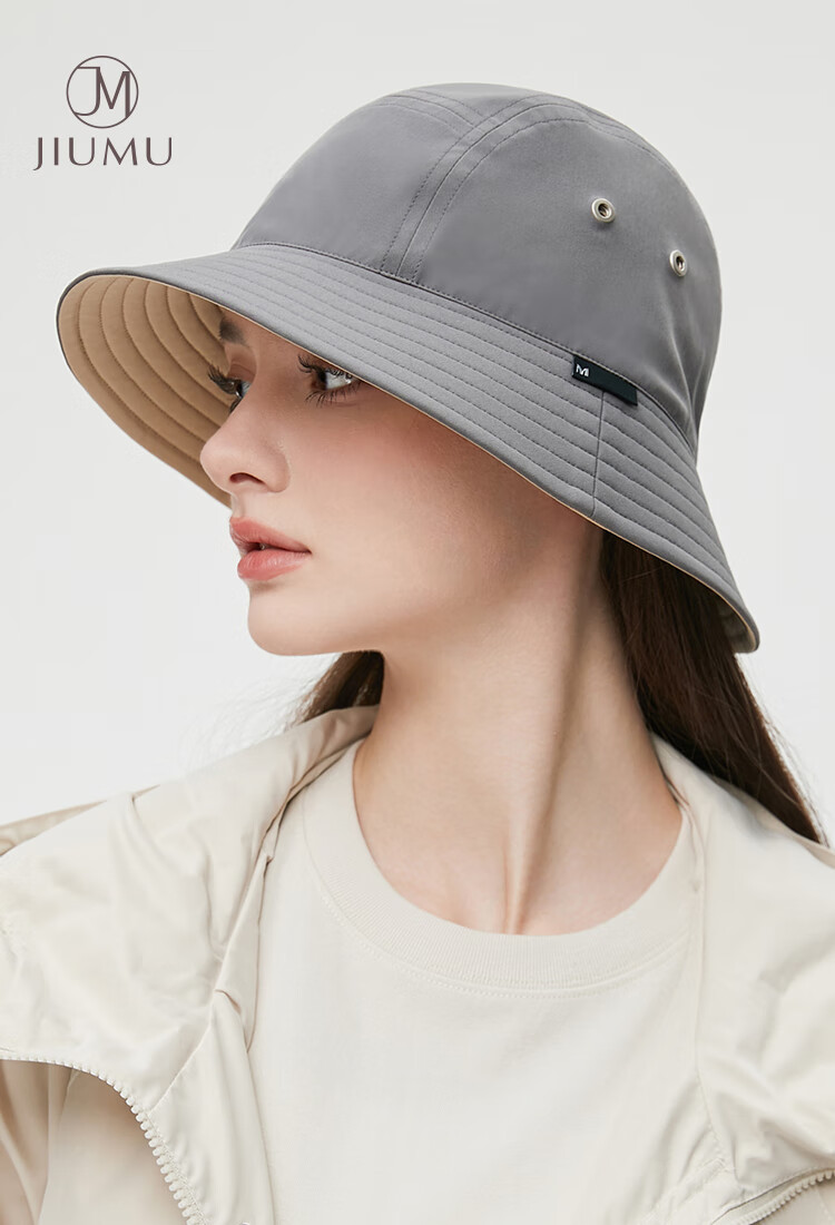 JIUMU Sun Protection Hat for Women, Sun Visor Hat, Sun Hat, Fisherman Hat, Cooling Hat, Summer Outdoor Face-Covering UV Protection Hat for Wome 1