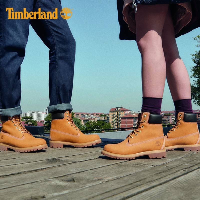 Timberland Men's Classic Waterproof Leather Outdoor Casual Yellow Boots 10061 Wheat Color Size 10/44