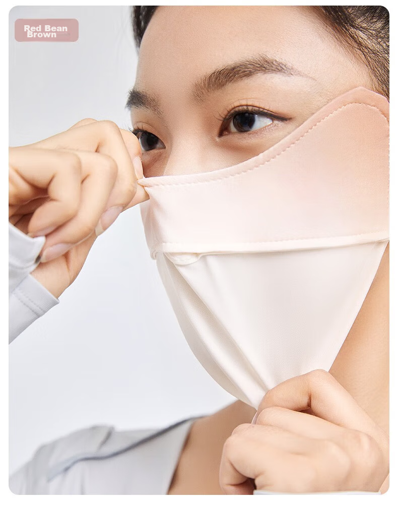 MOLY VIVI Sun Protection Face Mask, Summer Lightweight Breathable Sunshade, UV-Resistant Eye Protection, Non-Binding Ear Design, Magic Vivia 11