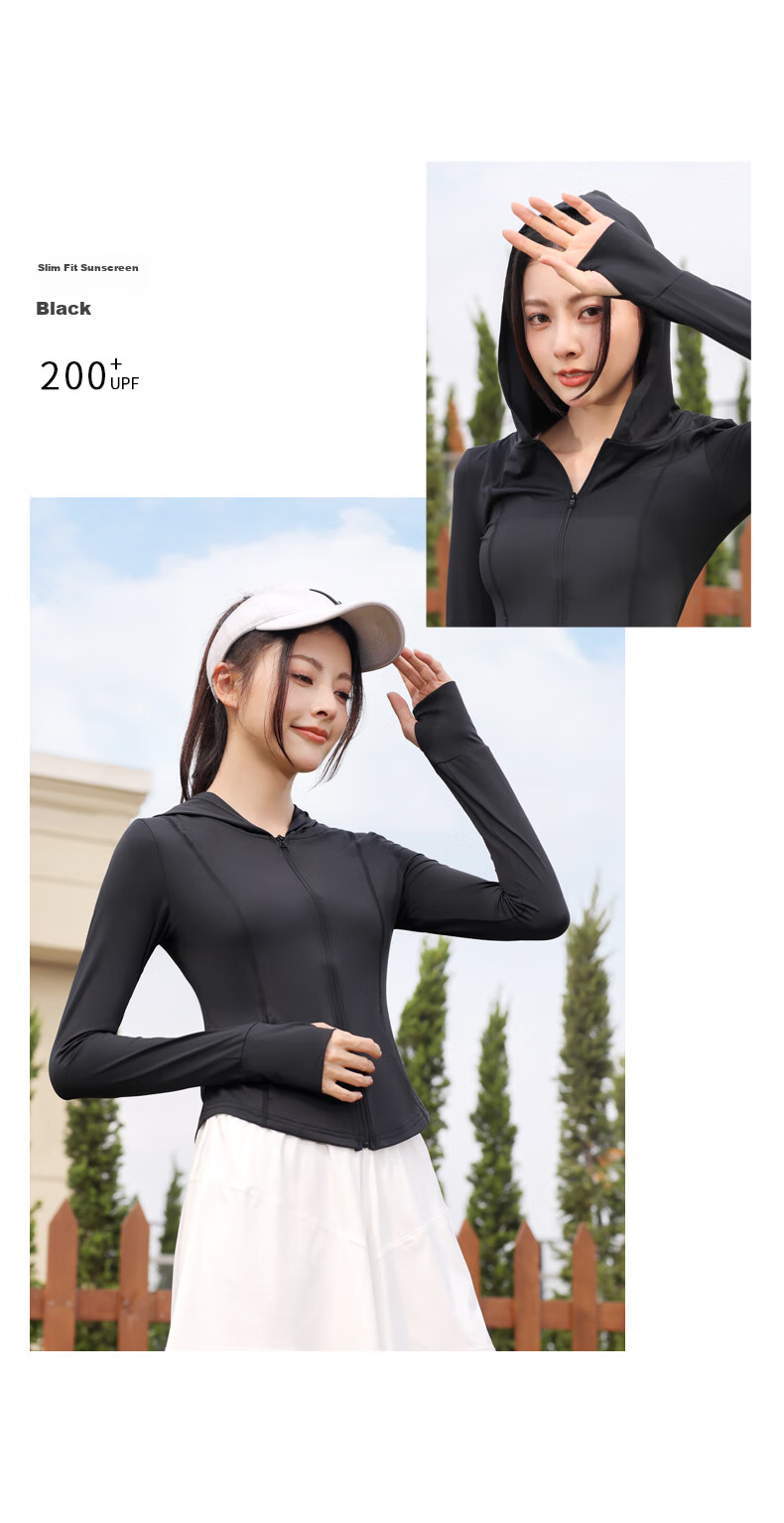 Langsha Women's Slim Fit Ice Silk UV Protection Sun Shirt 2024 New Cool Breathable Comfortable 11