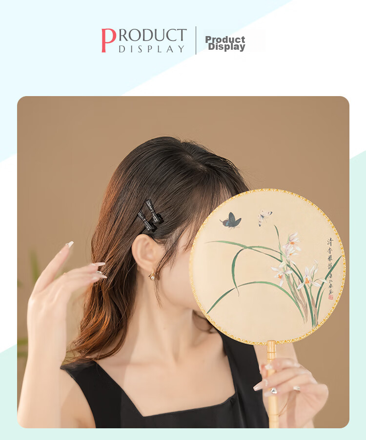 CHIMERA Light Luxury Rhinestone Bow Hair Clip, Internet Celebrity Bangs Clip, Side Hairpin, Hair Clip for Women, Mid-Autumn Festival Gift 4