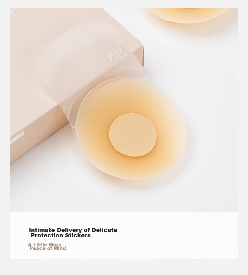 Vcn Pink Muscle Lifting Breast Pads - Size S [Porcelain White Skin] Breast Stickers for Women, Wedding Dress Use, Lifts Large Breasts, Prevents Sagging And Nipple Show 28