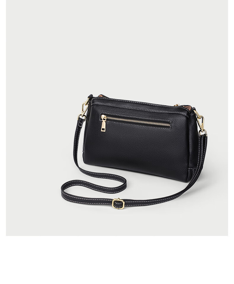 C.BANNER Top-Grain Leather Handbag, Women's Crossbody Bag, Middle-Aged Mom Underarm Bag, Brand Birthday Gift for Girlfriend on May 20 13