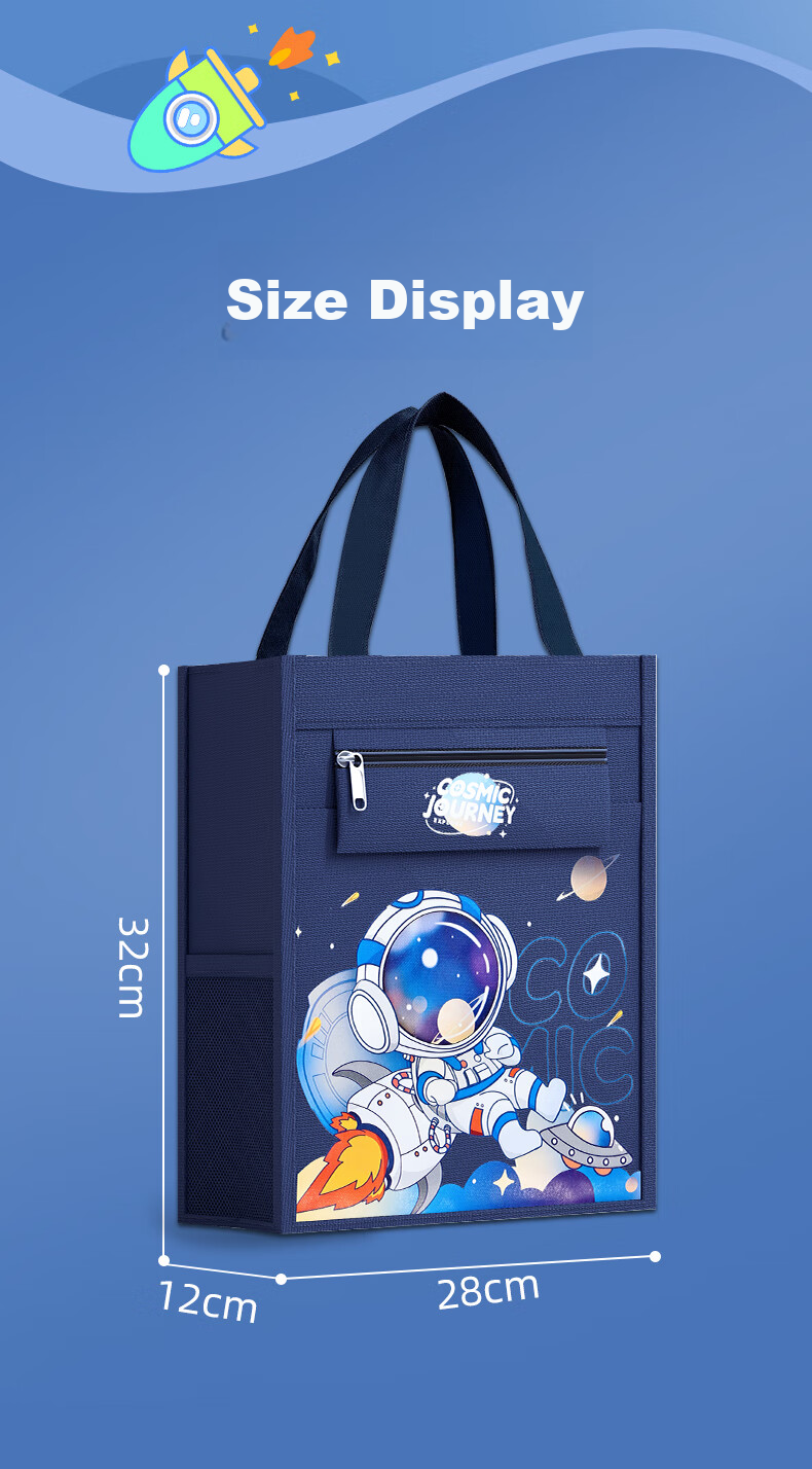 Licao Multifunctional Tutoring Bag, Large Capacity Handheld Tutoring Pack, Middle School Handbag, Art Supply Bag, Study Backpack, Children's Learning Supplies [Kapibara] 13