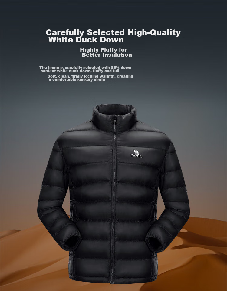 CAMEL Panda Series Three-In Waterproof Jacket for Women, Windproof, Water-Resistant, And Oil-Proof Color Block Coat AA1226a5452 21
