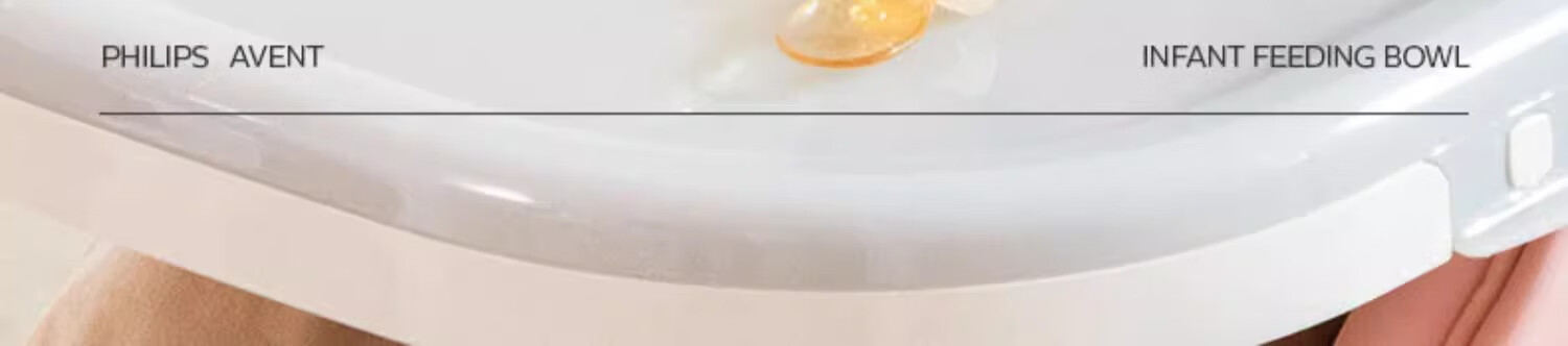 AVENT Philips Baby Feeding Training Bowl, Silicone Tableware for Infants, Suction Cup Luxury Version, Sold by JD 2
