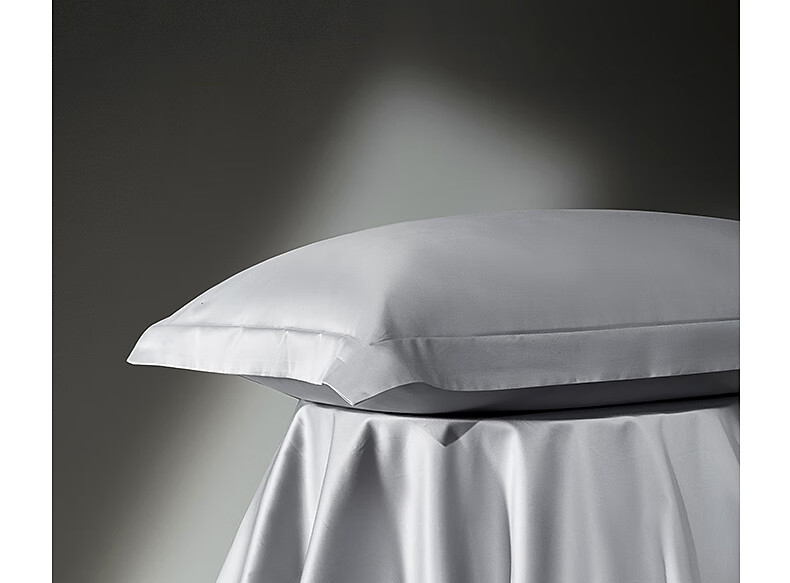 Shuixingjiafang Pillowcase, 100% Pure Cotton, Class A Pillow Cover, 140 Thread Count, Sateen Fabric, One Pair, 48x74cm 11