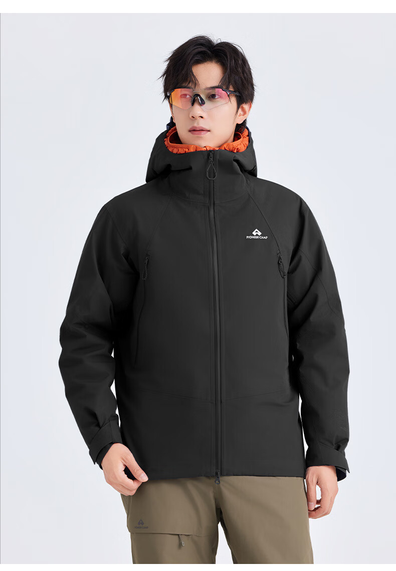 Pioneer Camp, Jinyi Wei Baihu Windbreaker, Men's Outdoor Spring And Autumn Jacket, Windproof, Waterproof, Breathable, Hard Shell, High-Altitude Mountaineering Coat 11