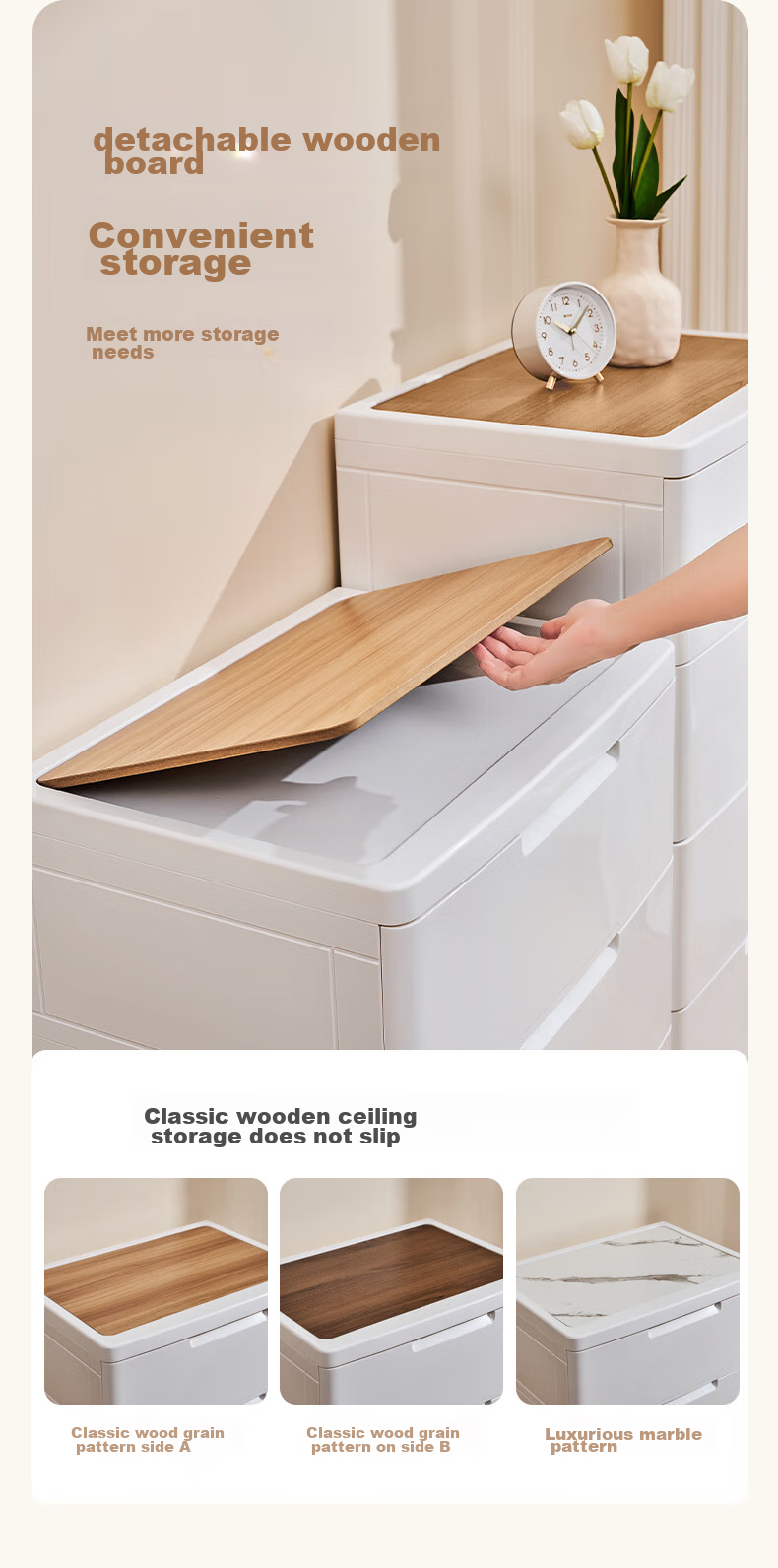 JEKO&JEKO Drawer Storage Cabinet for Bedroom And Living Room, Wardrobe, Bedside Table, Toy And Snack Organizer, Five-Drawer Chest with Five Layers 5