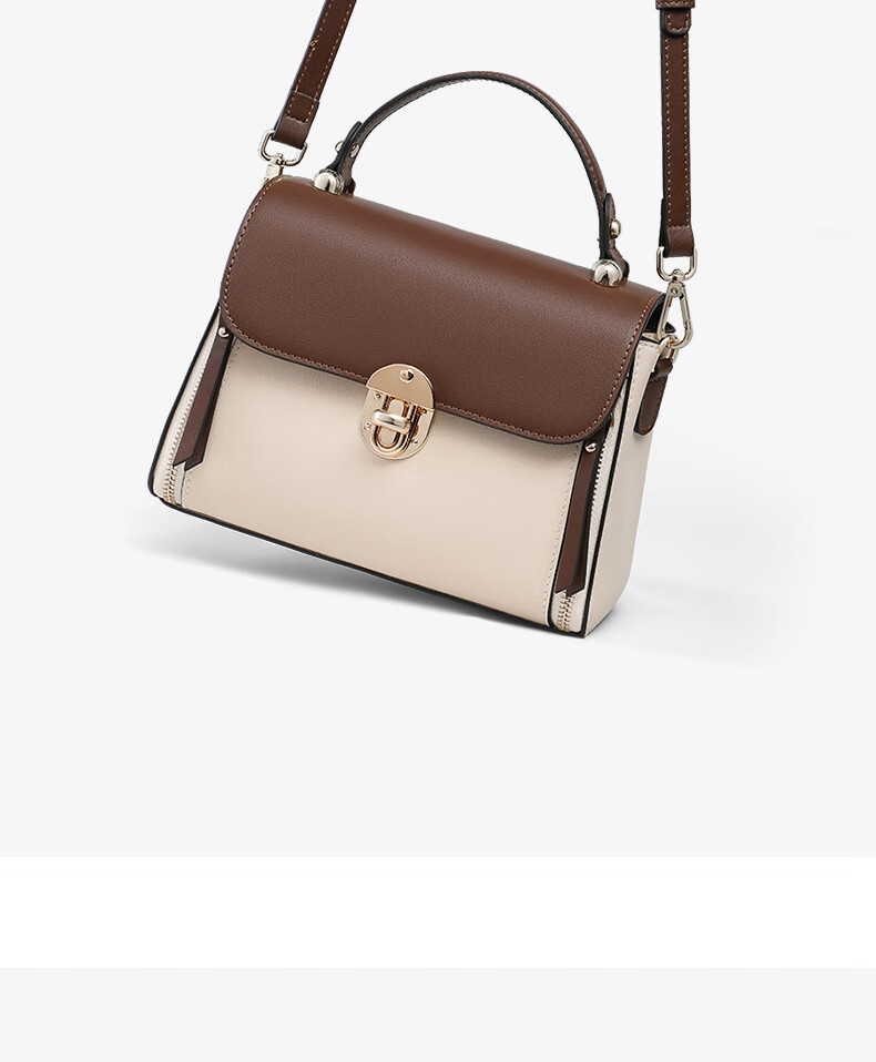 Aiqinghai Leather Handbag, Women's Crossbody Bag, Shoulder Bag, Large Capacity, Practical Birthday And Mother's Day Gift for Mom 8