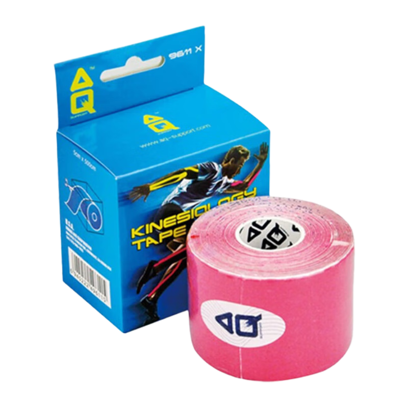 AQ Muscle Tape, Professional Muscle Inward-Effect Tape, Muscle Strain Bandage, Muscle Soreness Elastic Bandage, 9611XR Red