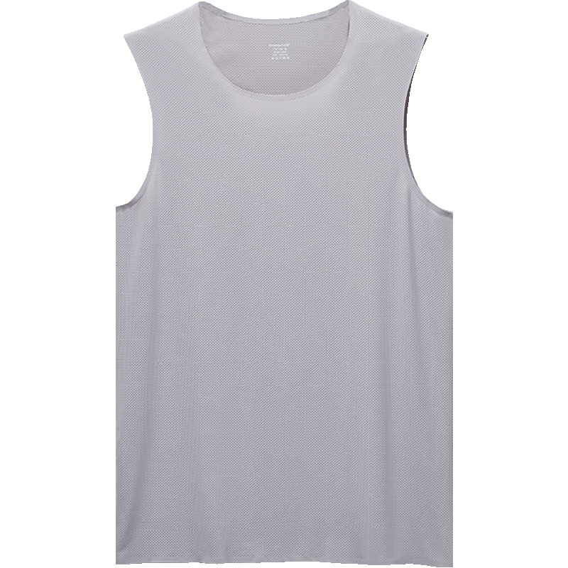 MiiOW Men's Summer Thin Ice Silk Sleeveless Mesh Quick-Dry Breathable Sports Tank Top