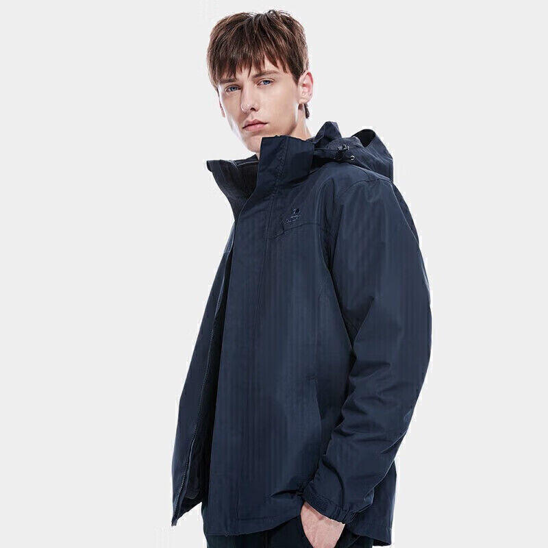CAMEL Outdoor Jacket, Three-In Fleece-Lined Thickened Waterproof Couple's Coat, Mountaineering Clothing, A9W214119AX