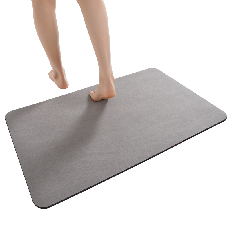Qiqijia Household Diatomaceous Earth Mat, Absorbent Mat, Bathroom Entrance Foot Mat, Non-Slip Bath Mat, Quick-Drying Washroom Mat