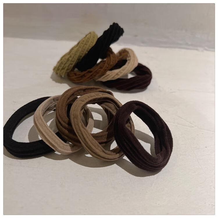 Xiangwan Hair Ties, Elastic Bands for Ponytails, Hair Bands for Women, High Elasticity Hair Ties, Headbands, High-Quality Hair Accessories, Mid-Autumn Festival Gift 9