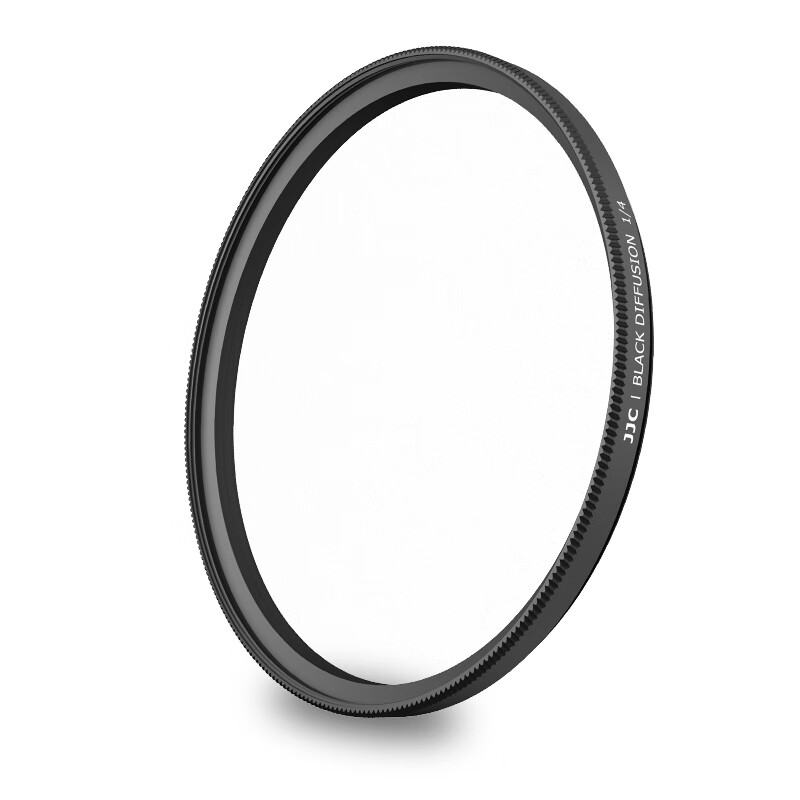 JJC Black Soft Filter, 1/4 Stop, Soft Light Filter, Soft Focus Diffusion Lens, Portrait Softening Filter, Suitable for Canon Nikon Sony Fuji DSLR Mirrorless Camera, 52mm
