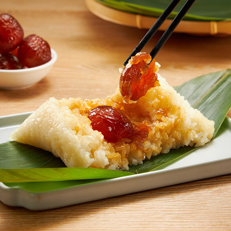 五芳斋 速冻蜜枣粽 100g*5只 嘉兴粽子甜粽端午粽子早餐食品