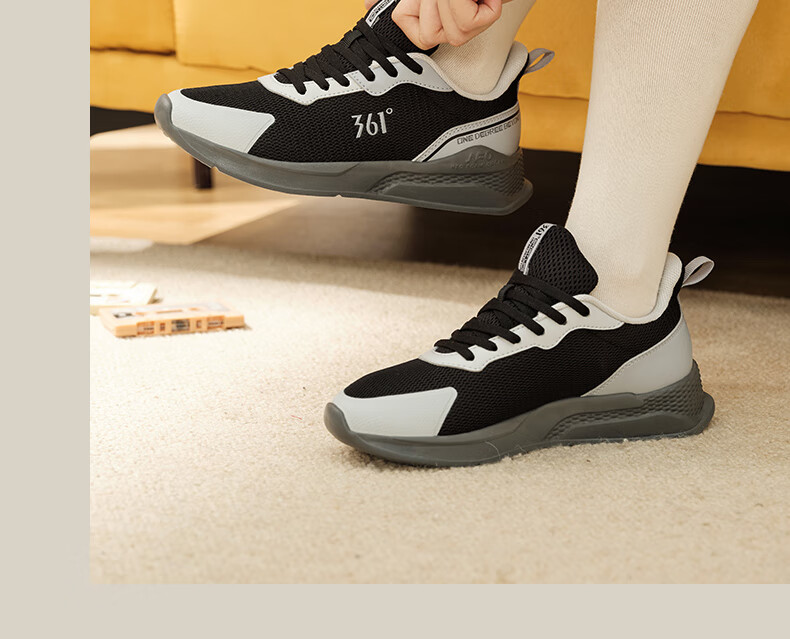 361° Women's Sports Shoes, Spring And Summer Mesh Breathable Lightweight Outdoor Casual Running Shoes for Women, 682116701F-8 24
