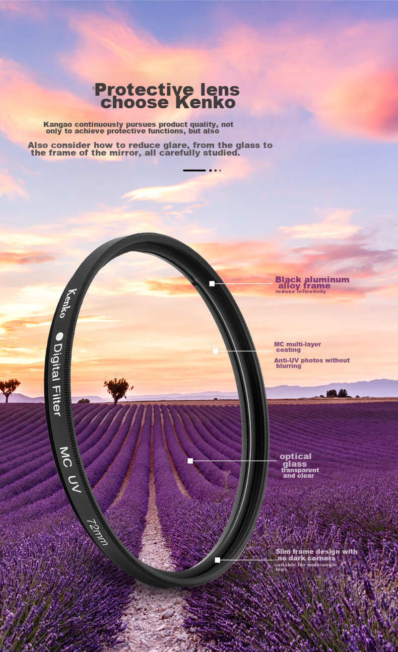 KENKO MC UV 72mm Multi-Coated UV Filter 7