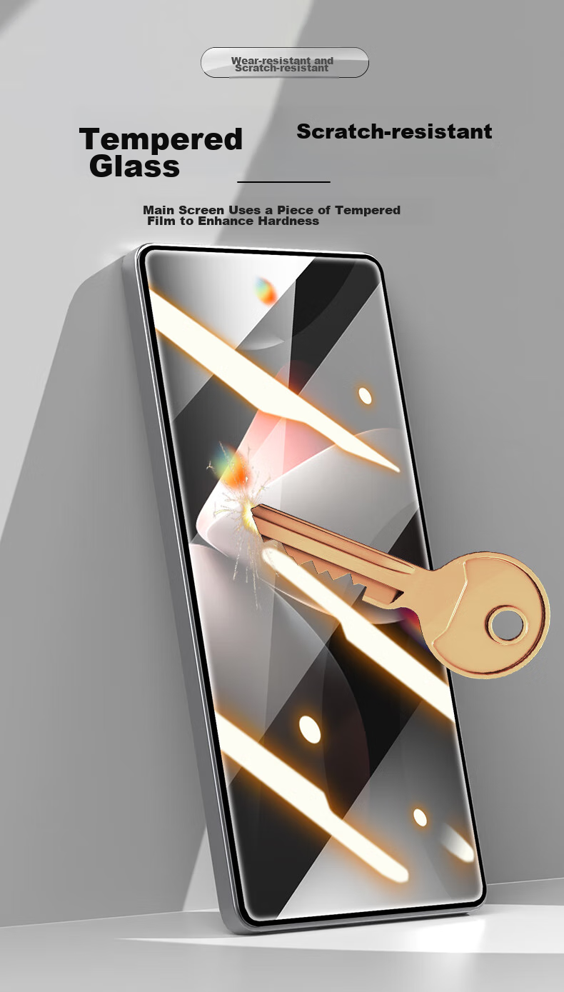 HotFire Tempered Glass Screen Protector for Meizu 21 Pro, Full Coverage Auto-Adhesive Glass Film for Meizu 21 Pro Smartphone, Shatterproof And Scratch-Resistant Protective Film 6