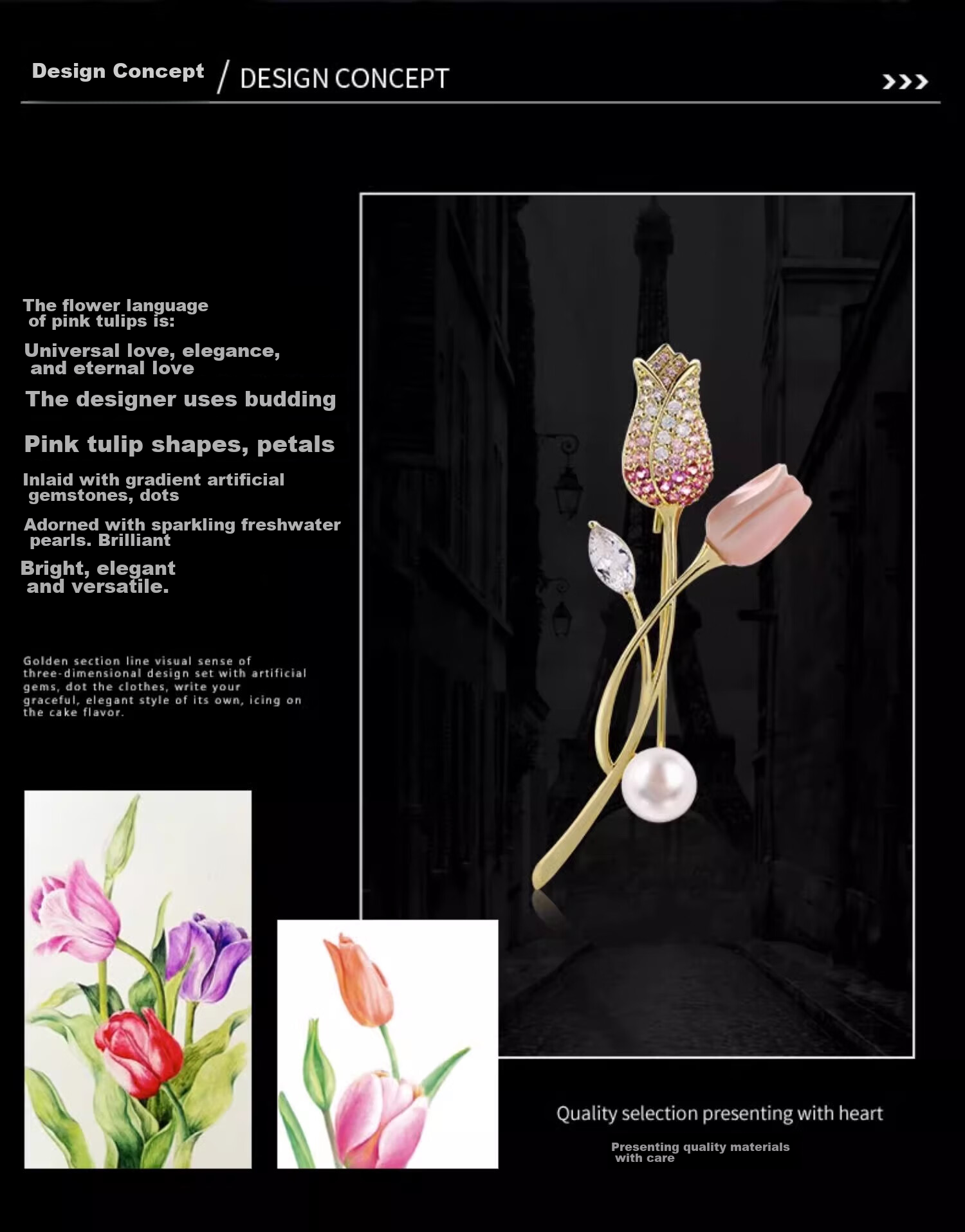 Eternelle French Bohemian Style Brooch, High-End Niche Design, Versatile Accessory, Birthday Gift 2