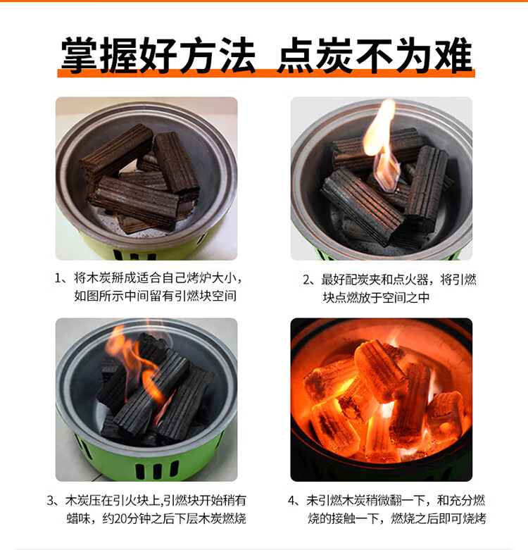 Suncojia Electric Fan Blower, Charcoal Blower, Camping Picnic Fire Starter Tool, Barbecue Ignition Tool 8