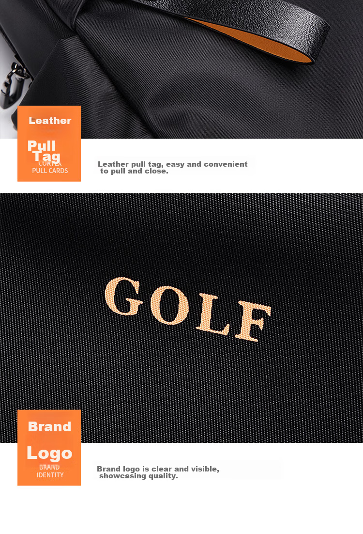 GOLF Chest Bag for Men, Trendy Crossbody Bag, Casual Shoulder Bag for IPad And Phone, Cycling Sports Travel Small Backpack 40