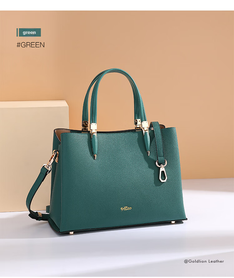 Goldlion Women's Handbag, Simple And Elegant Business Tote Bag, Birthday Gift for Ladies 23