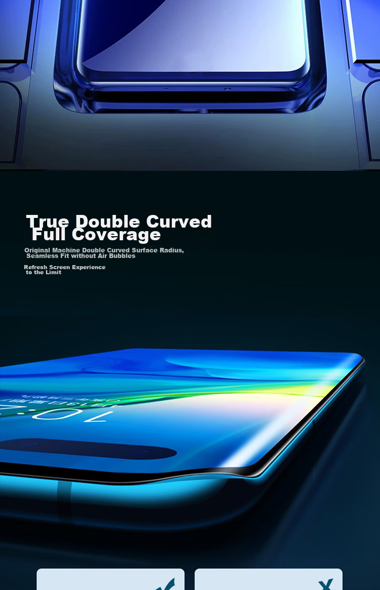 ESCASE Huawei Mate30 Pro Hydrogel Film MATE30E Pro Full Coverage Soft Film Phone Protective Film, Highly Transparent Front Film - Clear [With Free Application Tool] 6