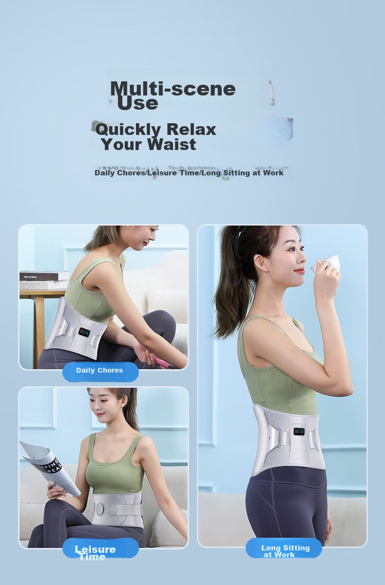 AUX Waist Massager HY11 (Gift Box), Warming Belt, Intelligent Heat Therapy Waist Support, Back Pain Relief Device, Massage Instrument, Mid-Autumn Festival Gift 11