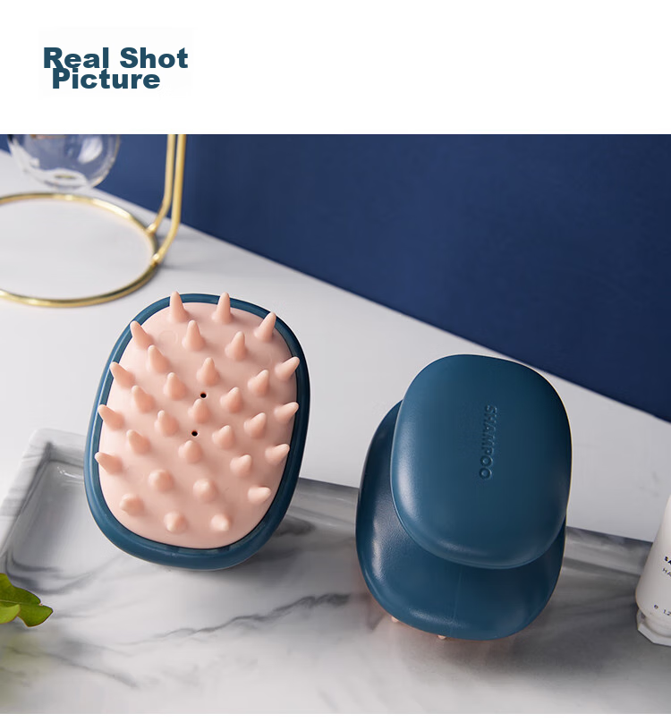 Creative Art Silicone Hair Washing Tool, Massage Comb, Scalp Cleaning Shampoo Brush, Children's Student Hair Comb 14